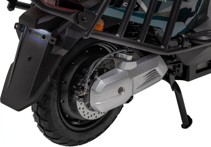 Электроскутер Двухместный Crosser CR17 (2500W, Графеновая батарея 72V/35Ah) Серый - фото 5