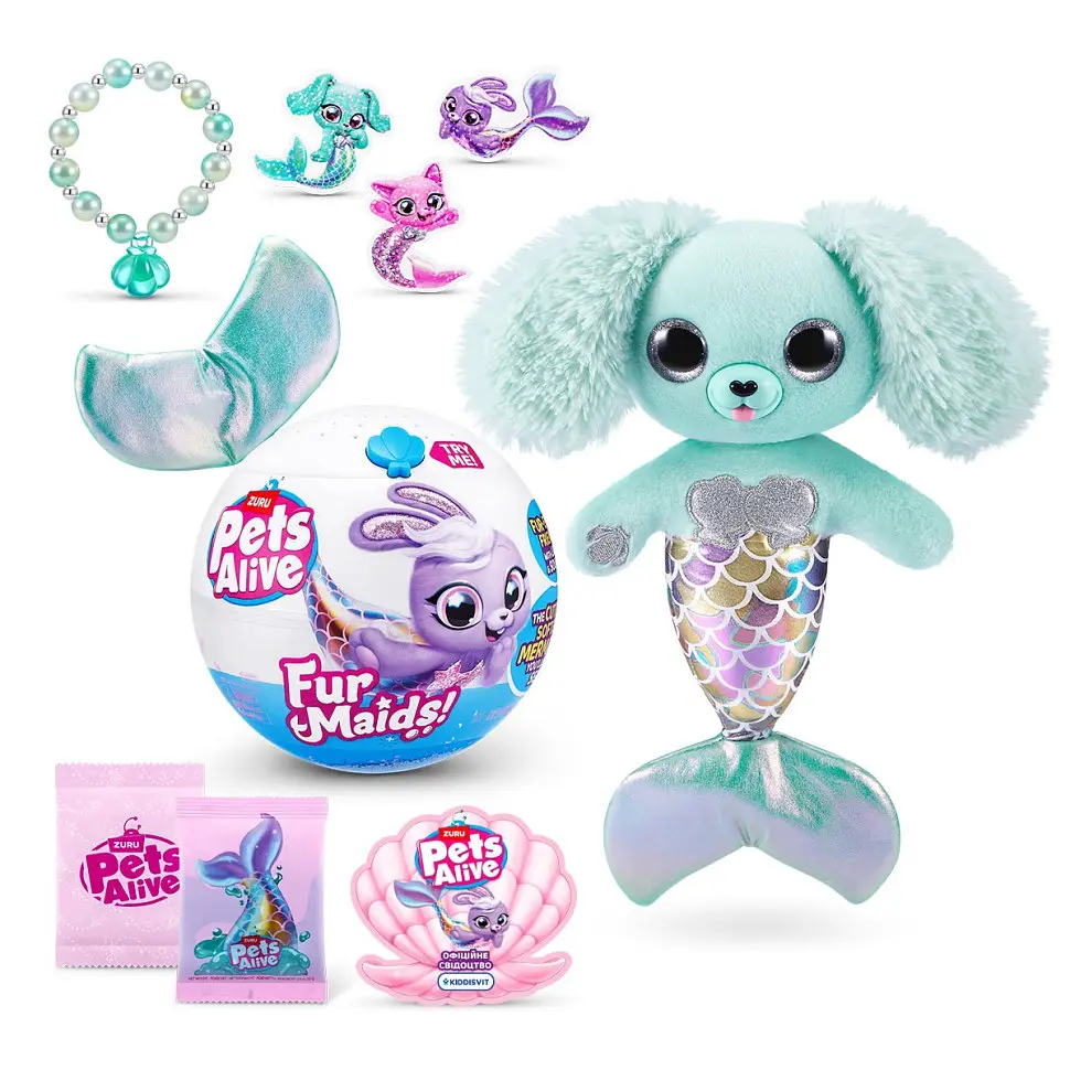 Интерактивный игровой набор серии "Furmaids" Щенок Даззи Pets & Robo Alive 9555D - фото 2