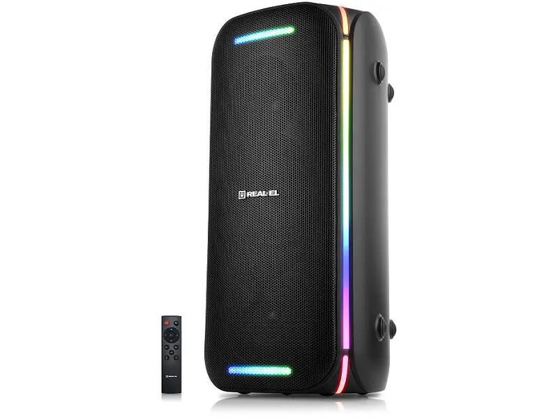 Портативна колонка REAL-EL X-775 Black (EL121600032) - фото 5