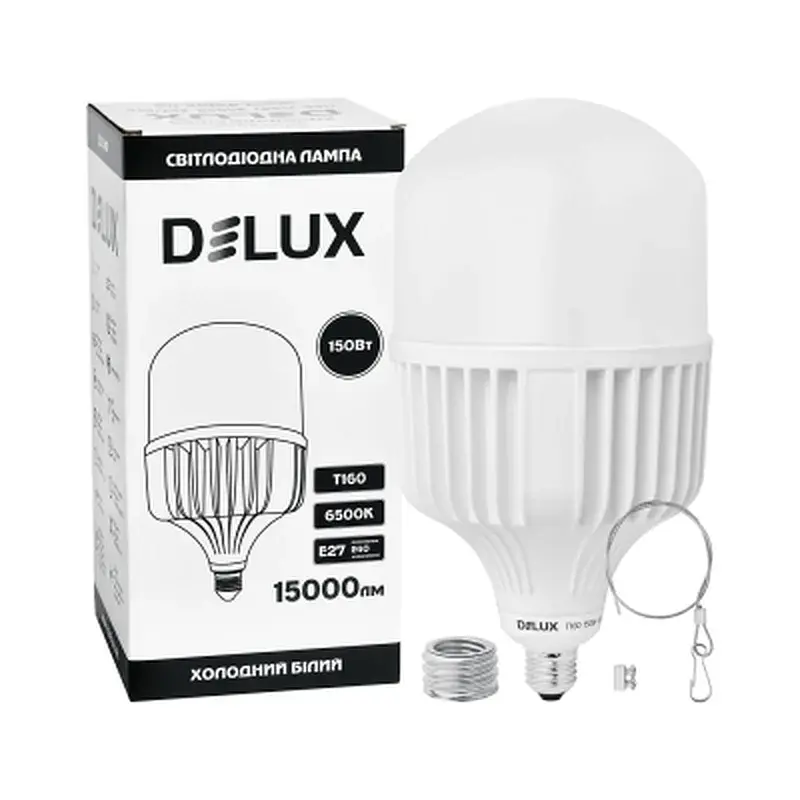 Лампочка Delux T160 150Вт Е27/E40 6500K 230В (90023332) - фото 3