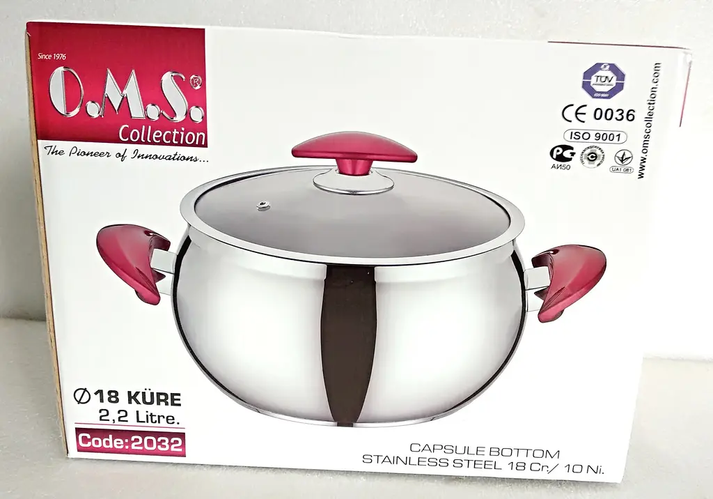 Каструля O.M.S. Collection 2032-18 см 2.2 л - фото 8