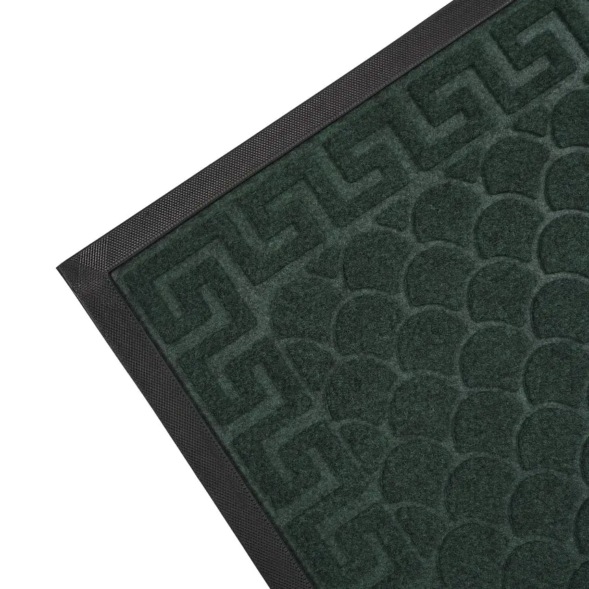 Килимок придверний Eco Fabric Луска з кромкою смарагд 40 х 60 см (4060-105) - фото 6