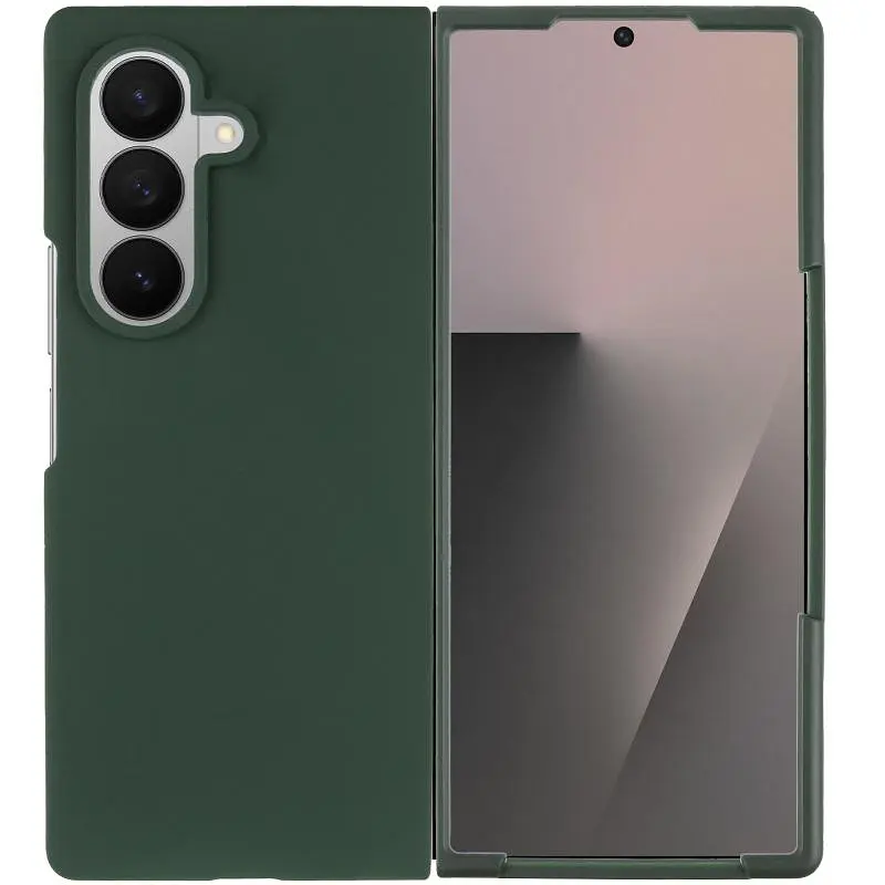 Чехол Foldables Silicone Cover Lakshmi (AAA) для Samsung Galaxy Z Fold7 Зеленый / Cyprus Green - фото 2