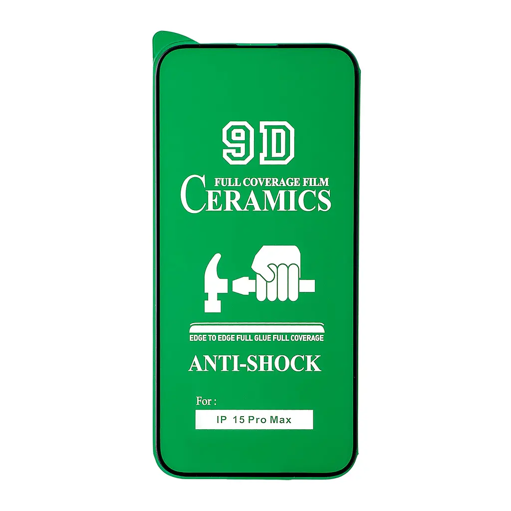 Захисне скло Ceramic iPhone 15 Pro Max Black