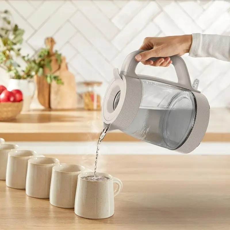 Чайник електричний Tefal Morning Glass Kettle 1.7 л бежевий (KO2G0BE0) - фото 8