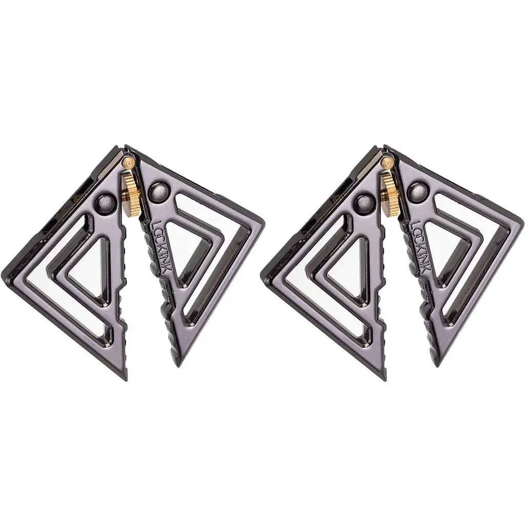 Затискачі для сосків з легкої підвіскою Lockink Adjustable Nipple Clamps With Light Pendant - Grey - фото 7