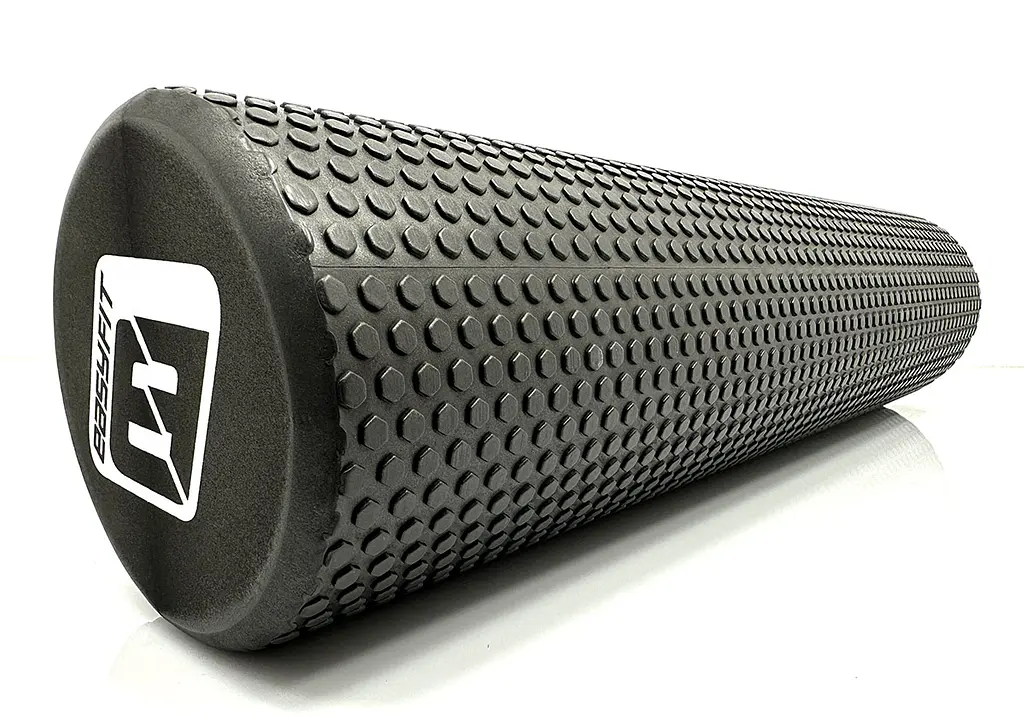 Масажний ролик EasyFit Foam Roller 60 см Чорний - фото 3