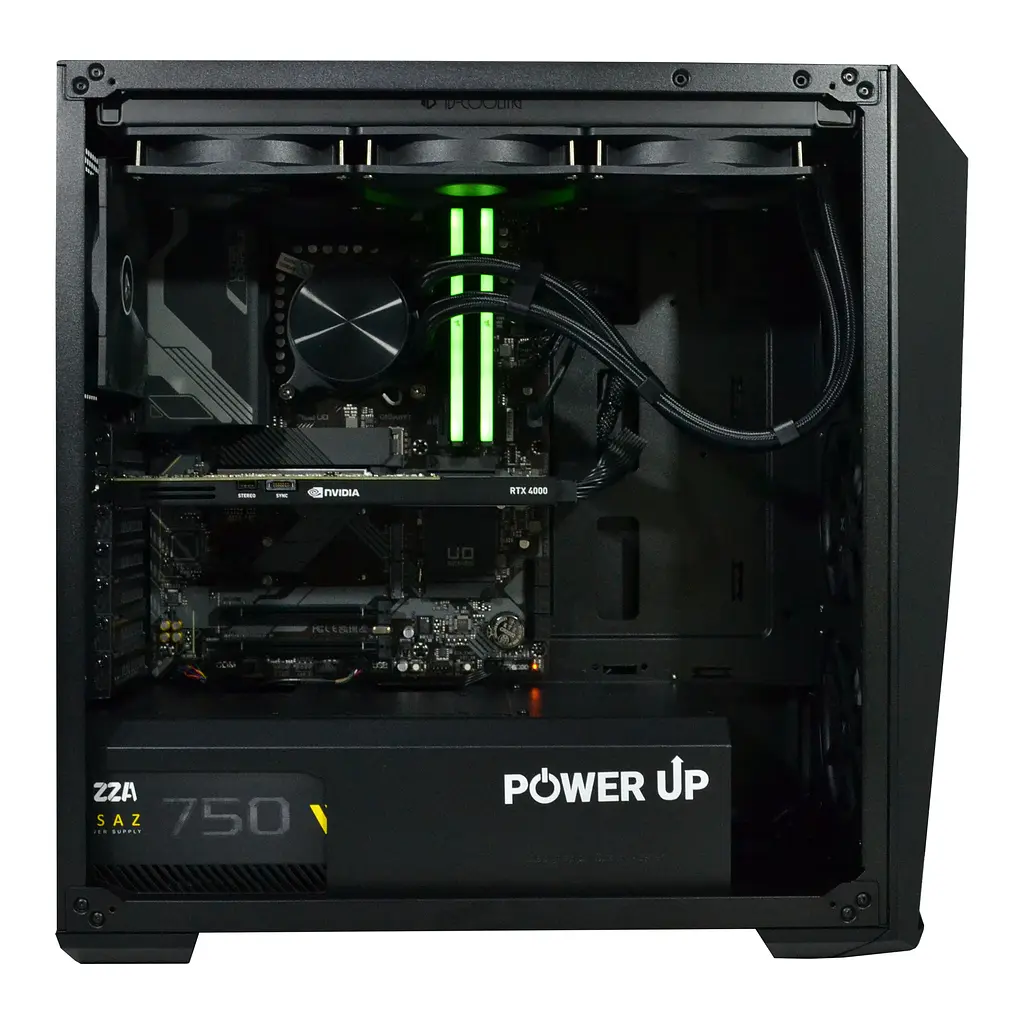 Рабочая станция Power Up Desktop #450 Core i5 13400F/32 Gb/HDD 2TB/SSD 1TB/NVIDIA Quadro RTX4000 8 Gb - фото 3