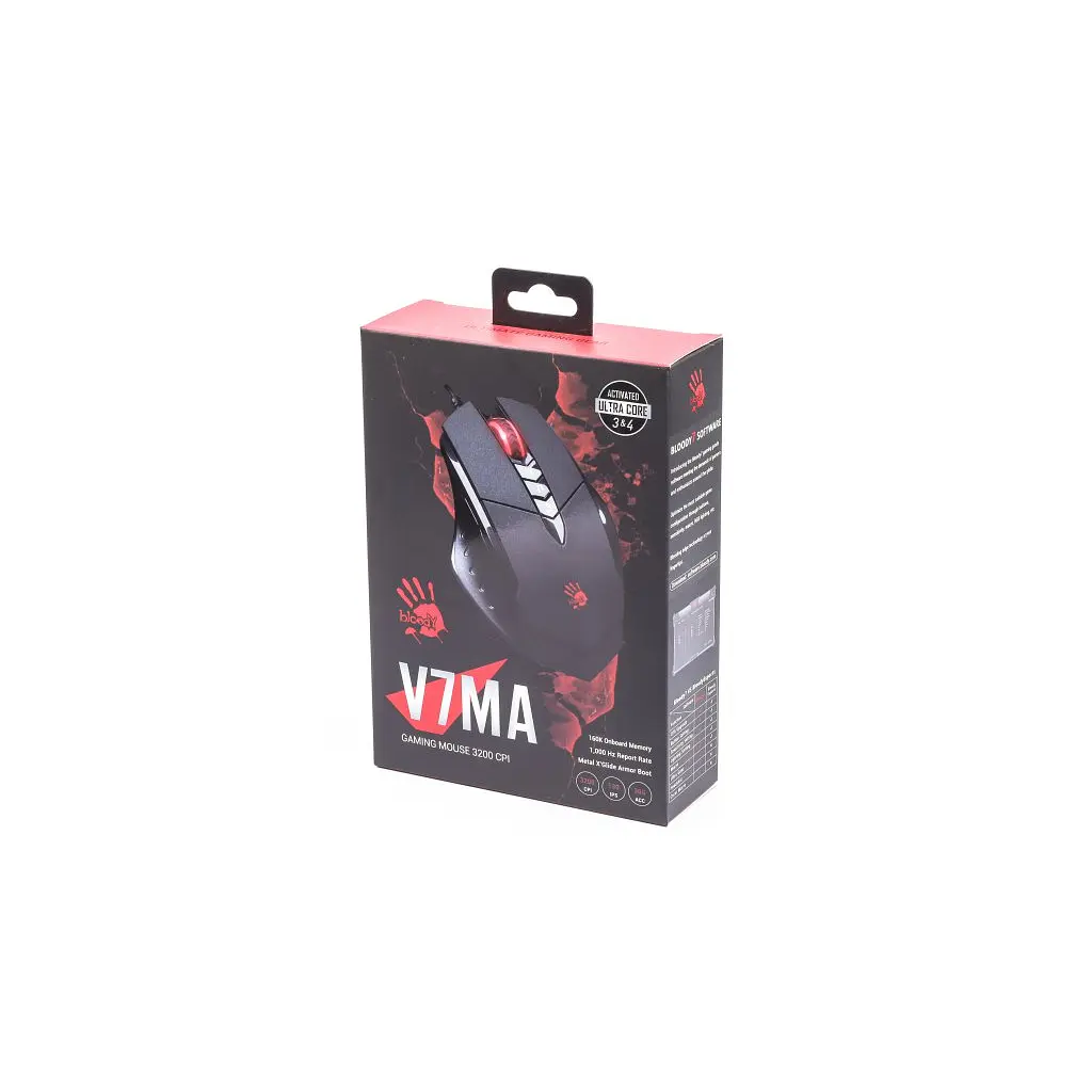 Мышь A4Tech Bloody V7MA Black - фото 5