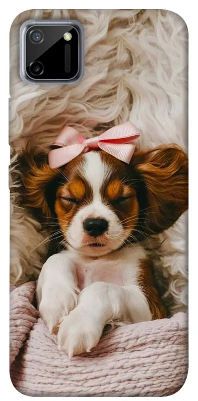 TPU чохол Demsky Sleepy spaniel для Realme C11