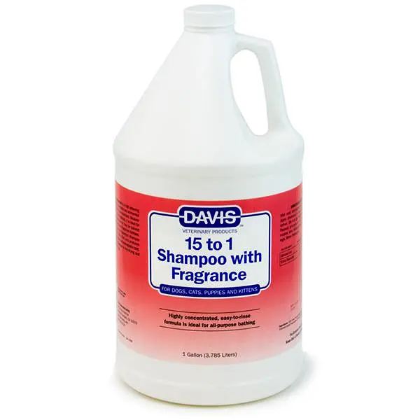Шампунь Davis 15 to 1 Shampoo With Fragrance ДЕВІС 15:1 з ароматом для собак і котів (концентрат) 3.8 л (FTOFSG)