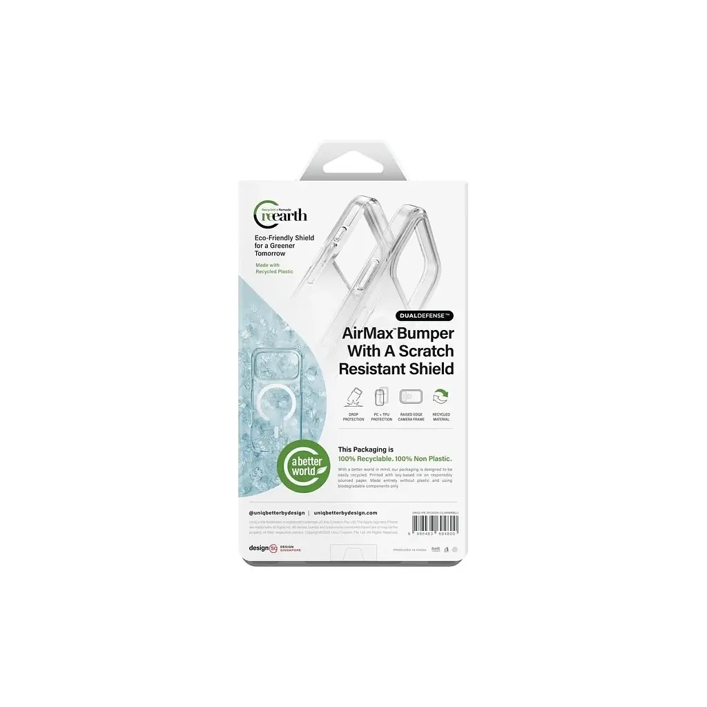 Чохол до мобільного телефона Uniq iPhone 17 Pro Max Clario Magclick Charging blue (8886463694848) - фото 5