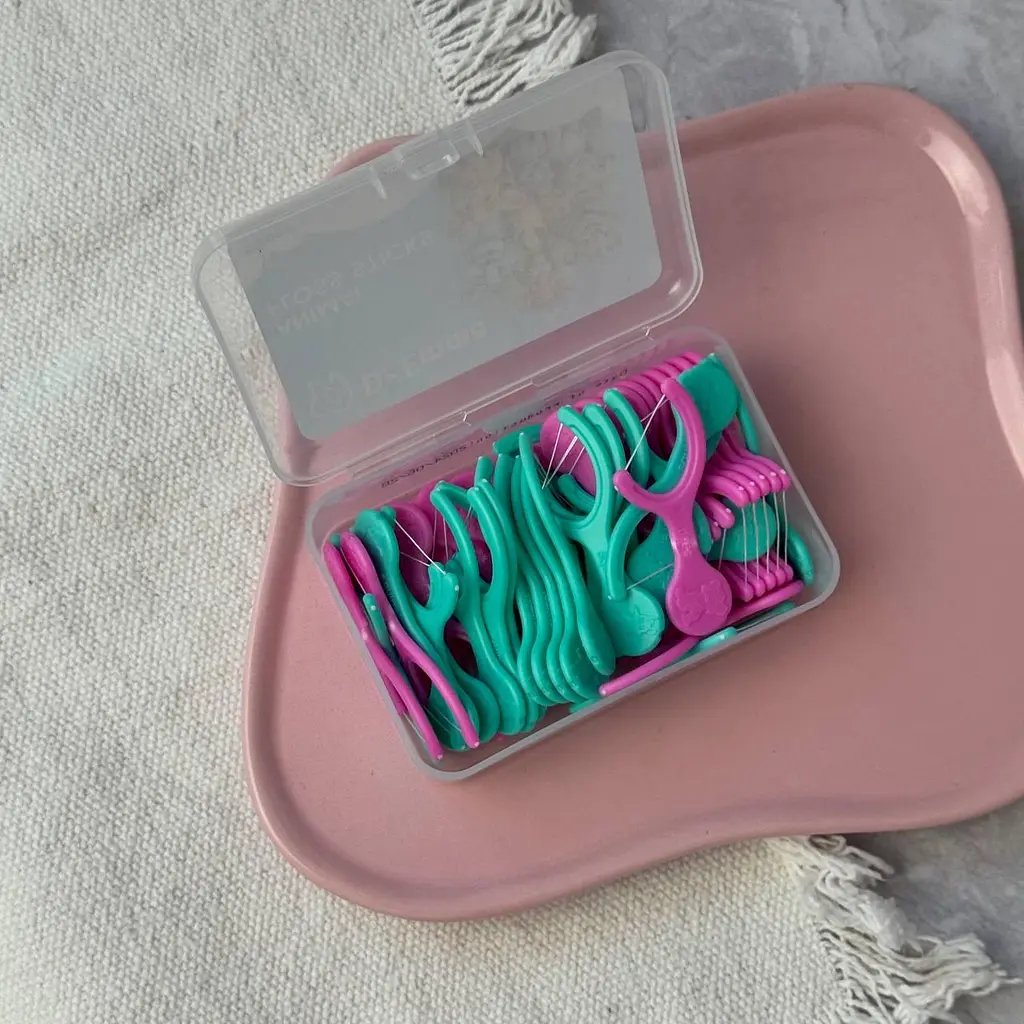 Дитячі флоси Dr. Emma Animal Floss Sticks, 50 шт - фото 2