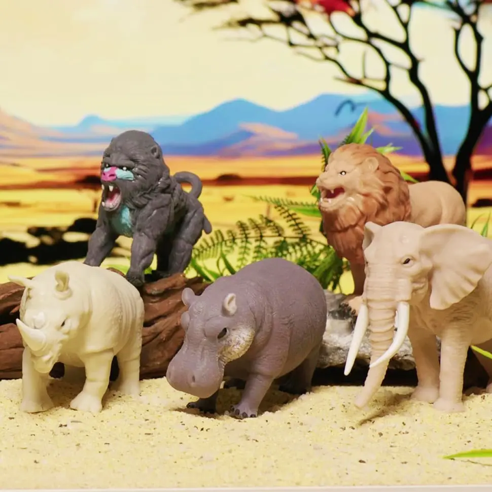 Стретч-іграшка Elastikorps сюрприз #sbabam "Вартові савани" 101/CN24 у вигляді тварини - фото 4