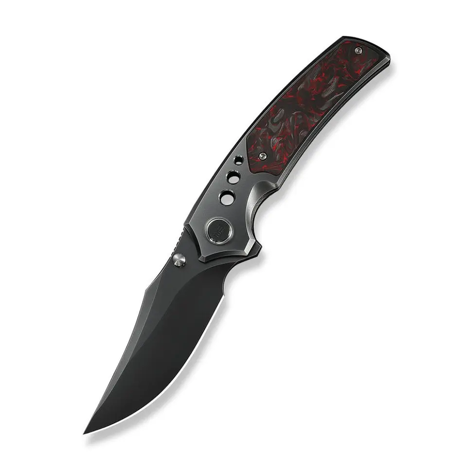 Ніж cкладний Weknife Skynix WE24087-4 Black & Red Carbon - фото 2
