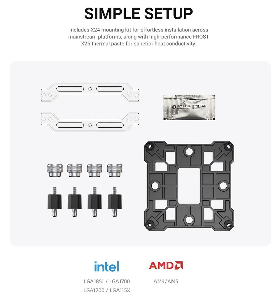 Кулер для процесора ID-Cooling SE-214-XT V2 ARGB (SE-214-XT V2 ARGB) - фото 12