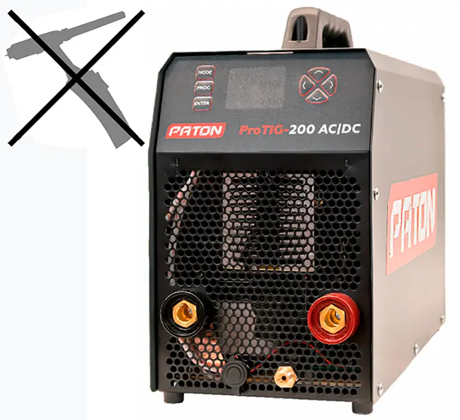 Аргонодуговий зварювальний інверторний апарат Paton ProTIG-200 AC/DC без пальника