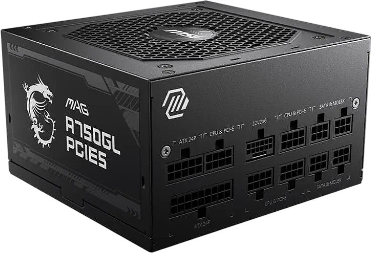Блок живлення MSI MAG A750GLS PCIE5 750W 80+ Gold - фото 4