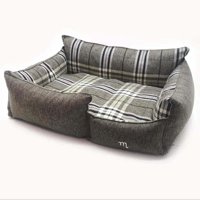 Лежак для собак Zoo-hunt Шотландія прямокутний бежевий №3 600х800х240 мм - фото 1