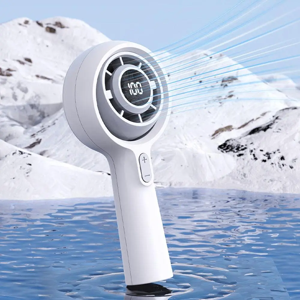 Портативний вентилятор з PowerBank Portable Handheld Fan (GXF06) - фото 2