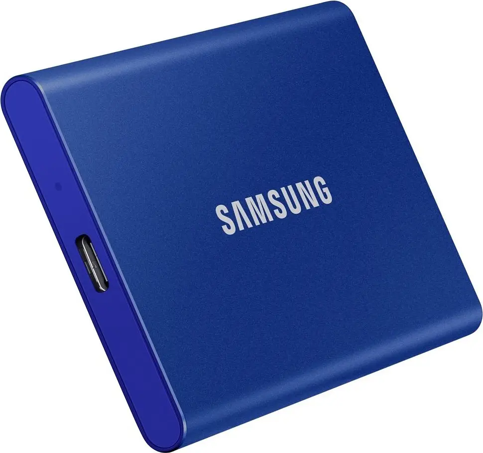 Зовнішній SSD накопичувач Samsung T7 1 TB Indigo Blue (MU-PC1T0H/WW) [84789] - фото 5
