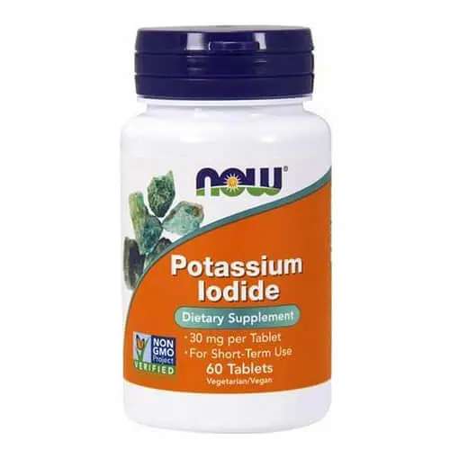 Йод Potassium Iodide 30 mg 60 tabs NOW vit0005818