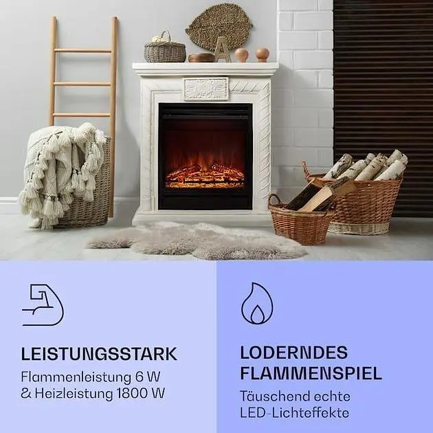 Камін електричний Klarstein Frosty Peak (10038397) - фото 4