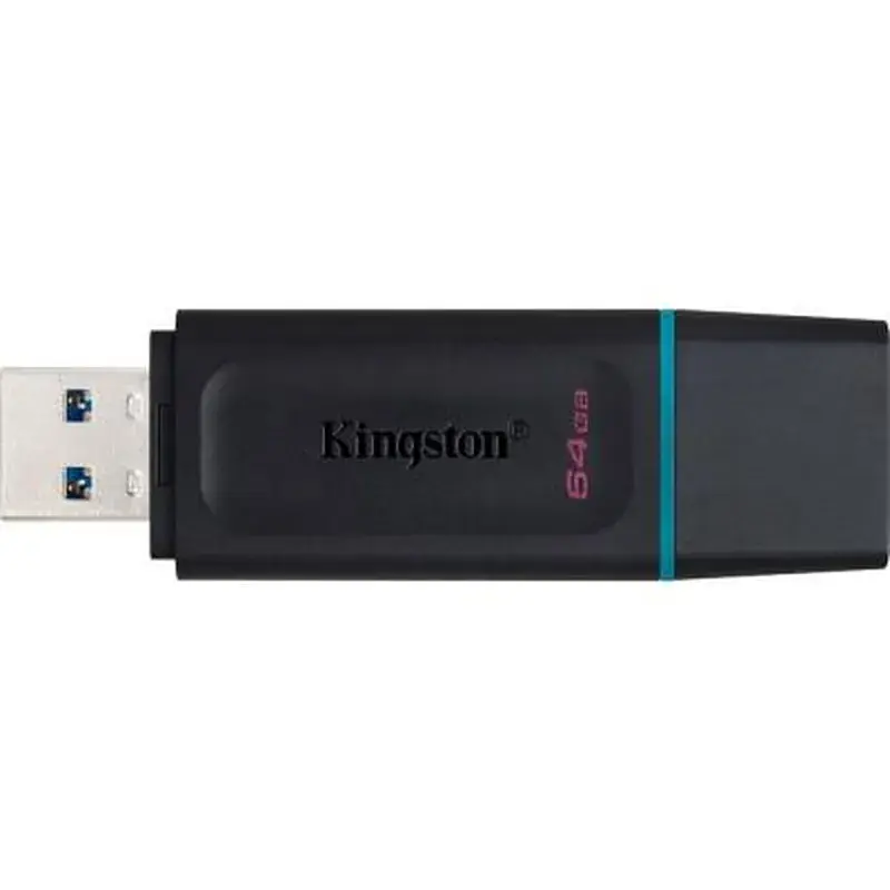 USB флеш накопичувач Kingston 64GB DataTraveler Exodia Black/Teal USB 3.2 (DTX/64GB) - фото 3