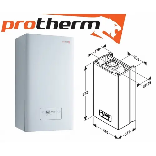 Газовий котел Protherm Gepard 23 MOV (Гепард) - фото 4