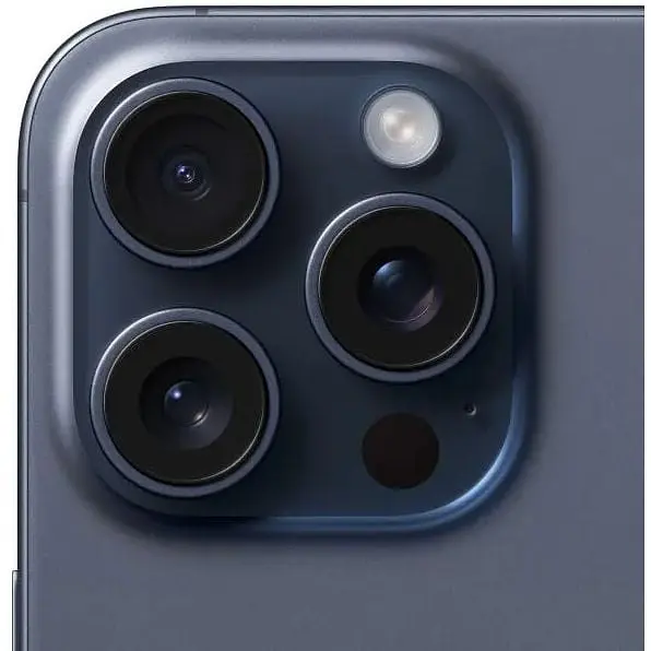Смартфон Apple iPhone 15 Pro 256GB eSIM Blue Titanium (MTQV3) - фото 4