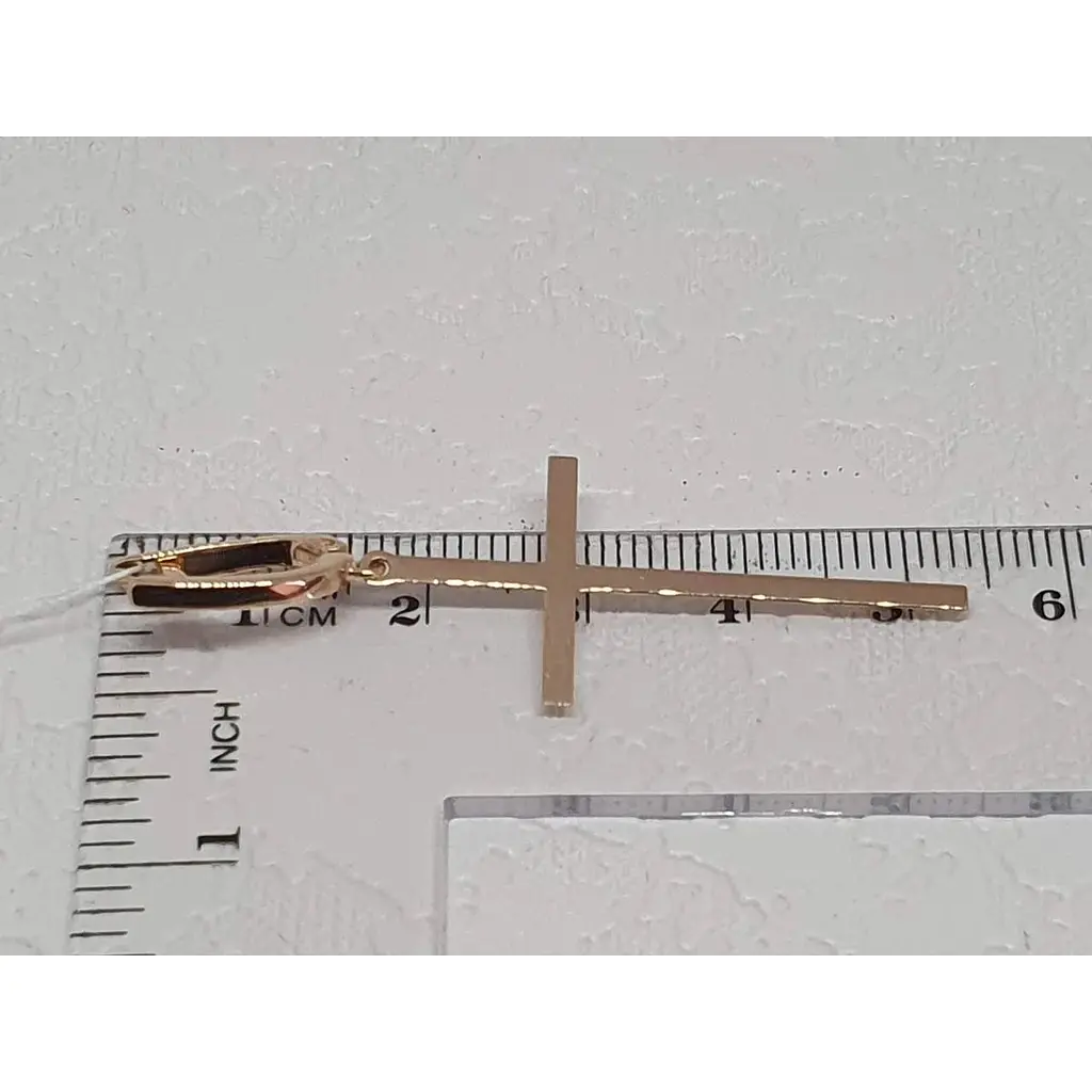 Золота моносережка Всесвіт Хрестик. 231504505.5 - фото 5