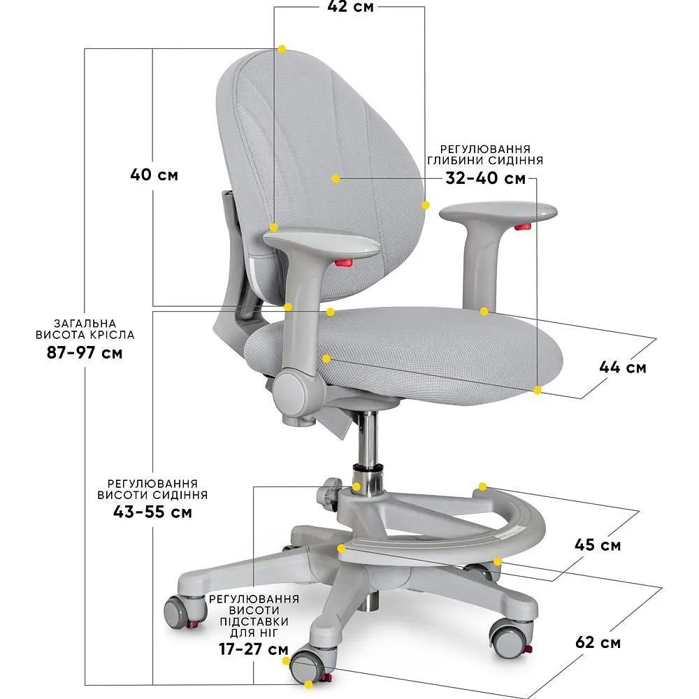 Детское кресло Evo-kids Mio G (Y-407 G) - фото 2