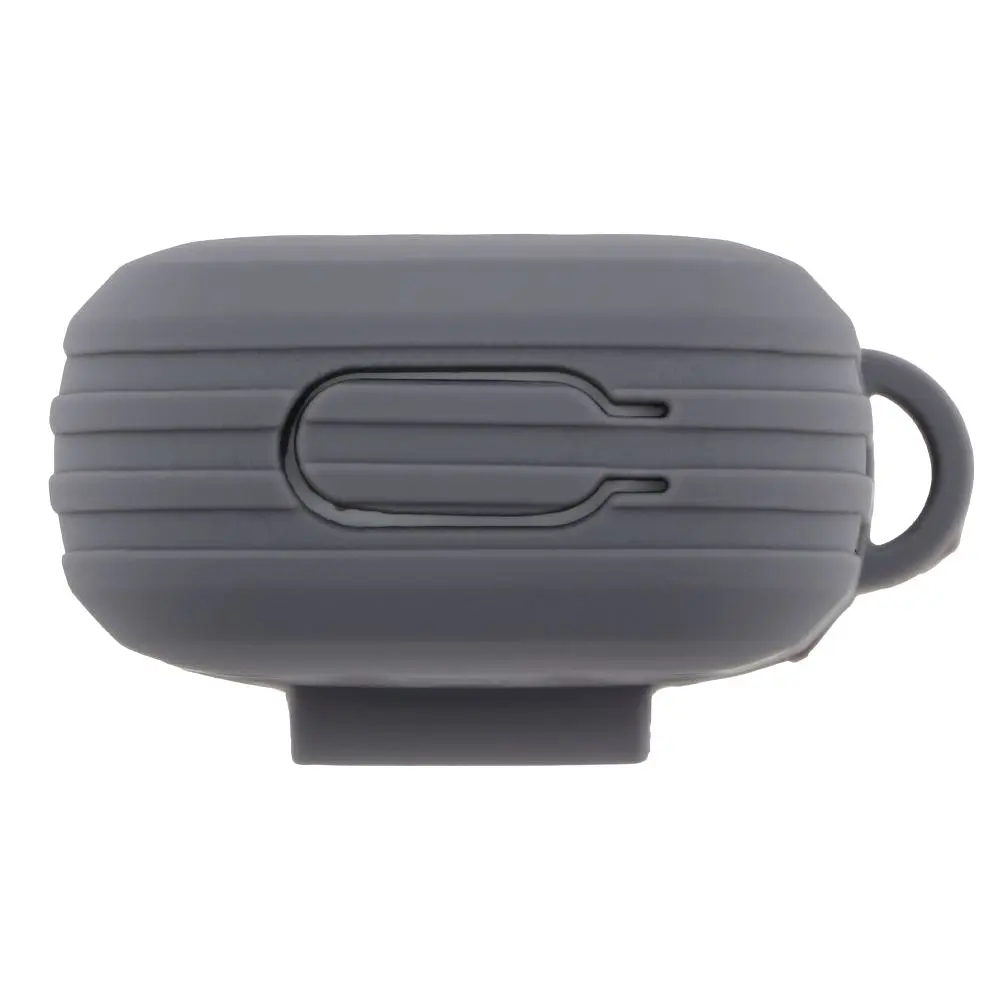 Футляр із карабіном Fashion Silicone Case Airpods 1/Airpods 2 Grey (35263_3345610) - фото 5