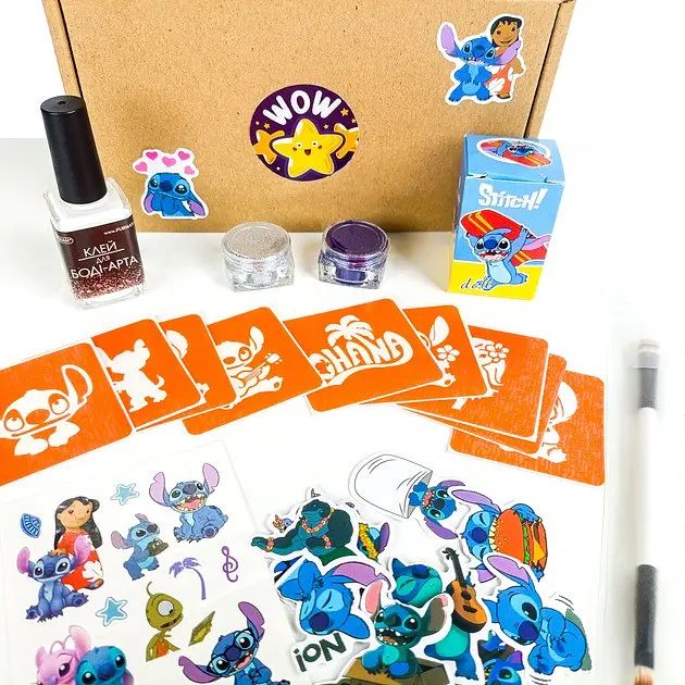 Набір для біо-тату "Wow Box Стіч" Fresh Tattoo wow-box-stich-1 для 1 дитини - фото 2