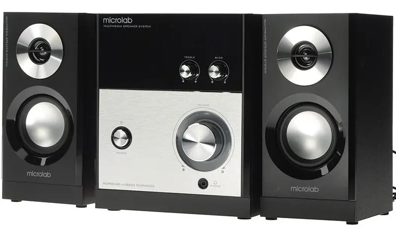Акустична система 2.1 Microlab M-880, чорна з срібним - фото 3