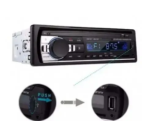 Автомагнітола JSD-520BT +AUX +Радіо +Bluetooth, Bluetooth магнітола в машину, Автомобільна магнітола 1 DIN - фото 4