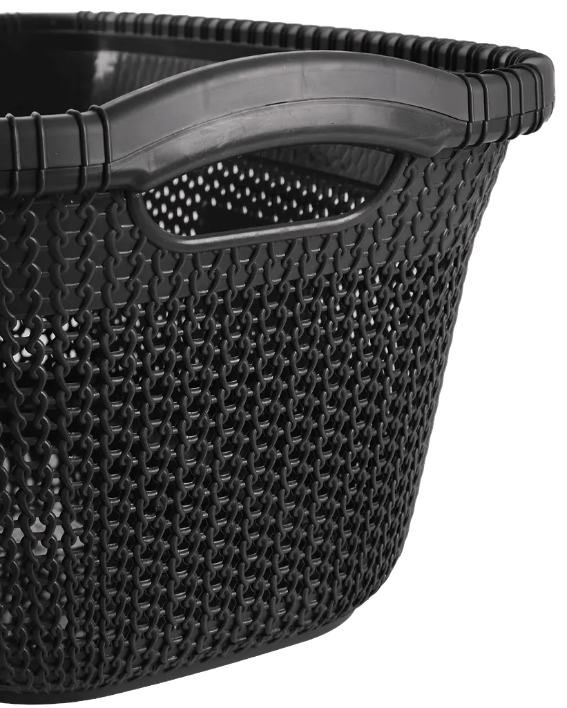 Корзина для білизни Violet House 1013 Віолетта ANTHRACITE 40 л (7228022) - фото 3