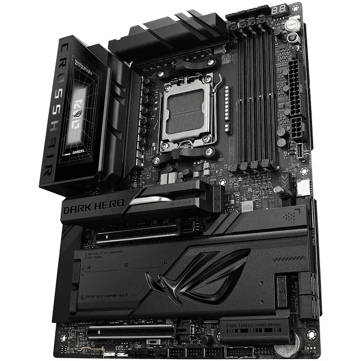 ASUS Материнська плата ROG CROSSHAIR X870E DARK HERO sAM5 X870E 4xDDR5 M.2 HDMI USB Type-C Wi-Fi BT ATX - фото 6
