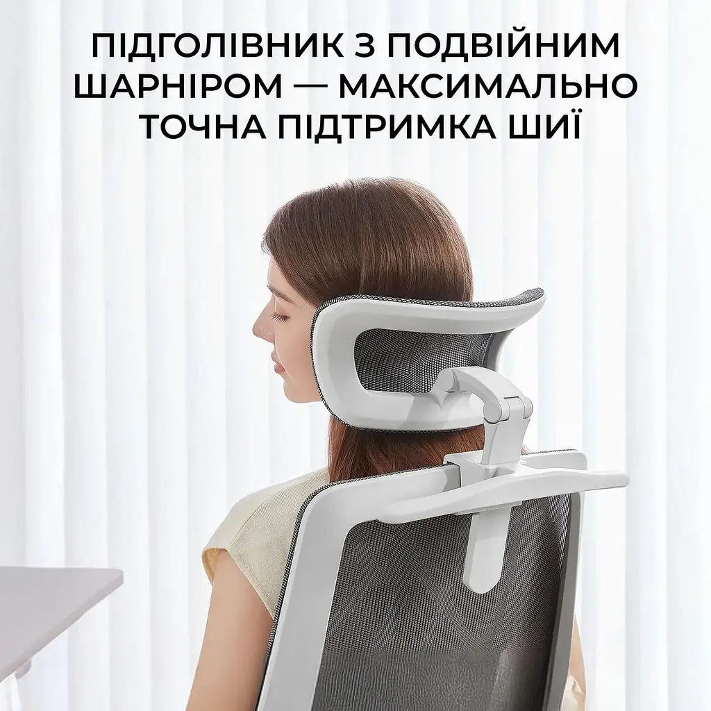 Офісне крісло Sihoo M59AS Mesh Gray (M59AS-M301) - фото 12