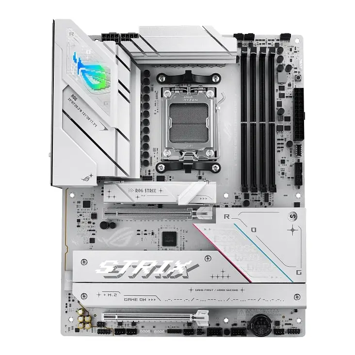 Материнcька плата ROG STRIX B850-A GAMING WIFI sAM5 B850 4xDDR5 M.2 HDMI DP Wi-Fi BT ATX білий Asus teh0019104 - фото 2