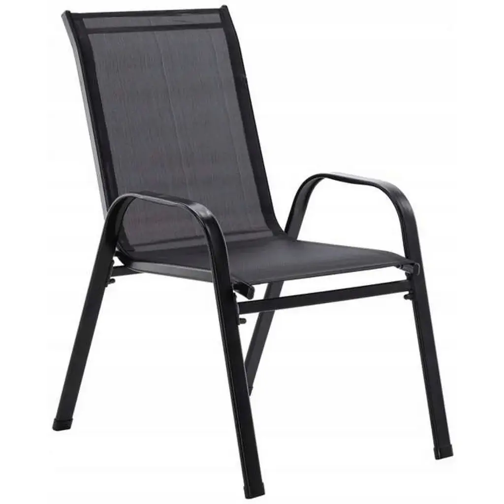 Комплект садових стільців Chomik Garden Line Cortina чорний - фото 2