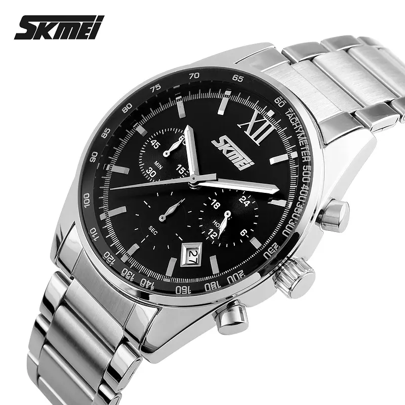 Наручные часы мужские 9096BK Black Skmei acs0029902 - фото 2