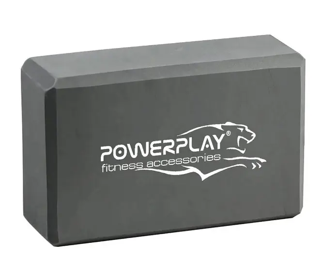 Блоки для йоги PowerPlay 4006 Yoga Brick EVA 2 шт Сірі (PP_4006_Grey_2in) - фото 2
