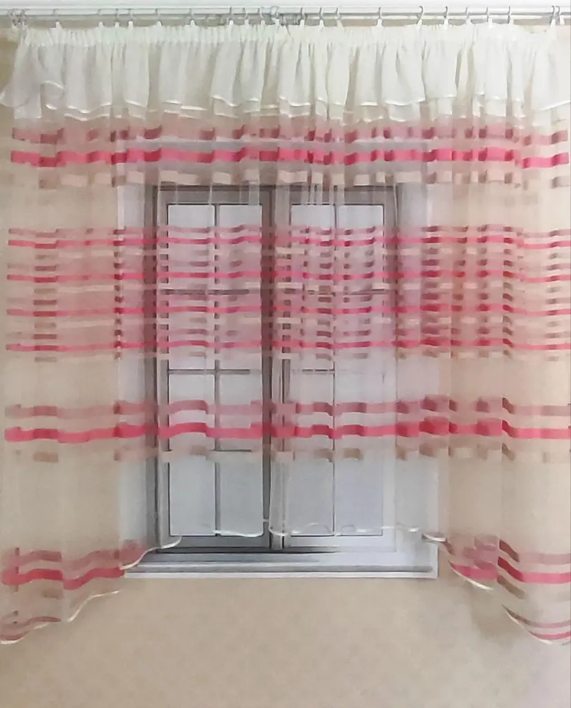 Тюль кухня "Арка кольорові смуги" 400х170 - фото 7