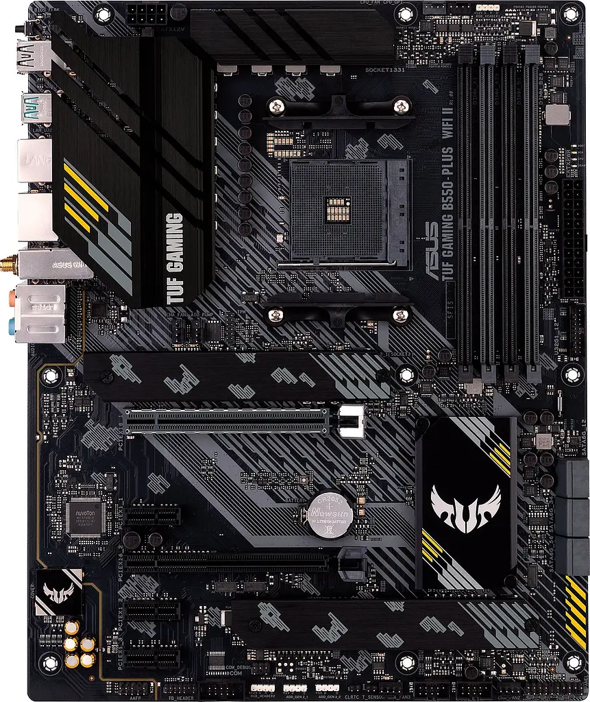 Материнская плата TUF GAMING B550-PLUS WIFI II sAM4 B550 4xDDR4 M.2 HDMI DP Wi-Fi BT ATX Asus teh0018971 - фото 6