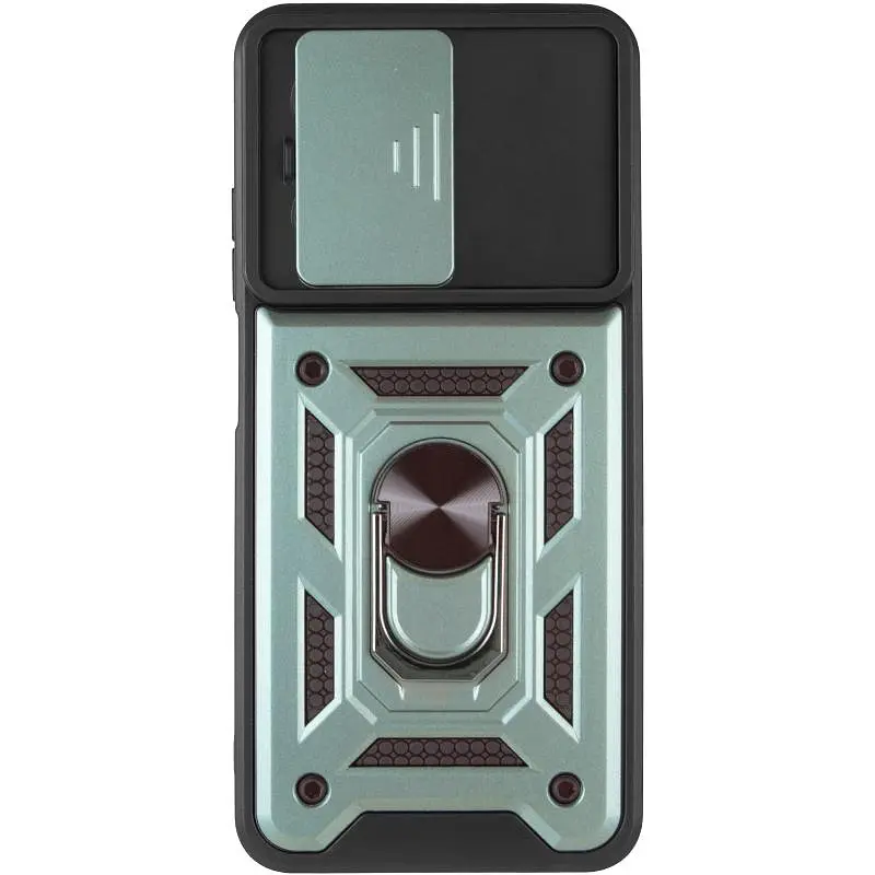 Чохол Ummi Camshield Serge Ring для Xiaomi Redmi A5 / Poco C71 Зелений / Green - фото 3