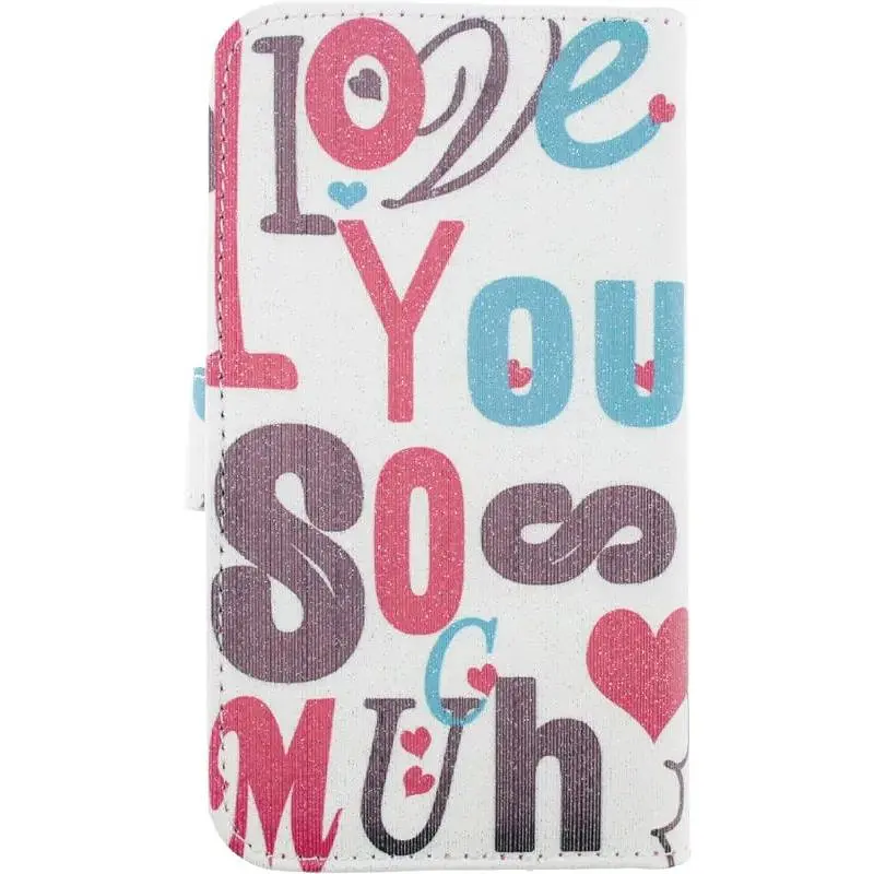 Чохол-книжка Toto Book Universal cover Picture Love with window 4.5-5" Hot Pink - фото 4
