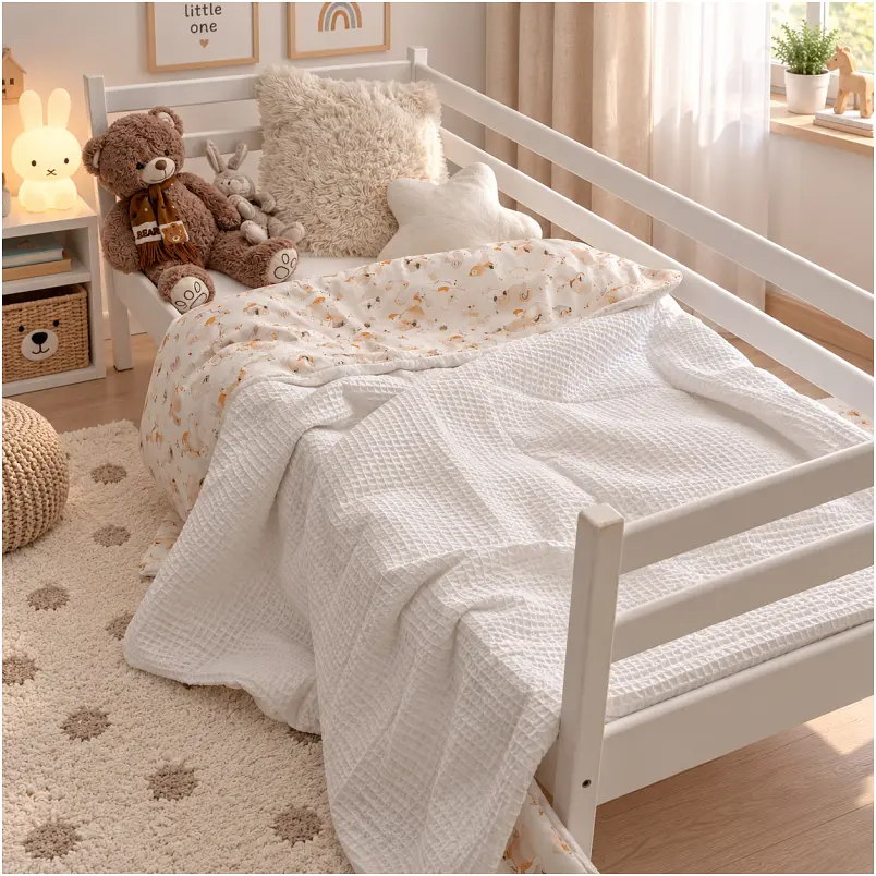 Плед дитячий MirSon Silky Waffle Sleepy ducklings 90х110 см (2200013893202) - фото 7