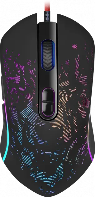 Мышь Defender Witcher GM-990 RGB Black [52990] [69169] - фото 3
