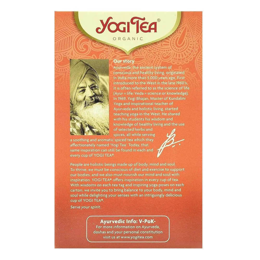 Чай травяной Yogi Tea Heartwarming органический 30.6 г (17 шт. х 1.8 г) - фото 2